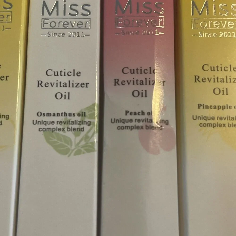 Miss Forever Cuticle Revitalized Oil Collection W/Static Nails & Desk Calendar